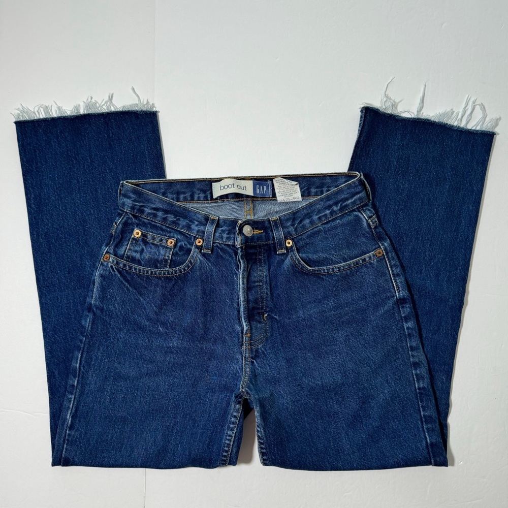Gap Vintage Y2K Bootcut Cropped/Ankle Jeans - Picture 2 of 7